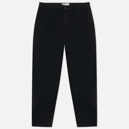 Мужские брюки Universal Works Military Chino Nebraska Cotton, цвет чёрный, размер 30