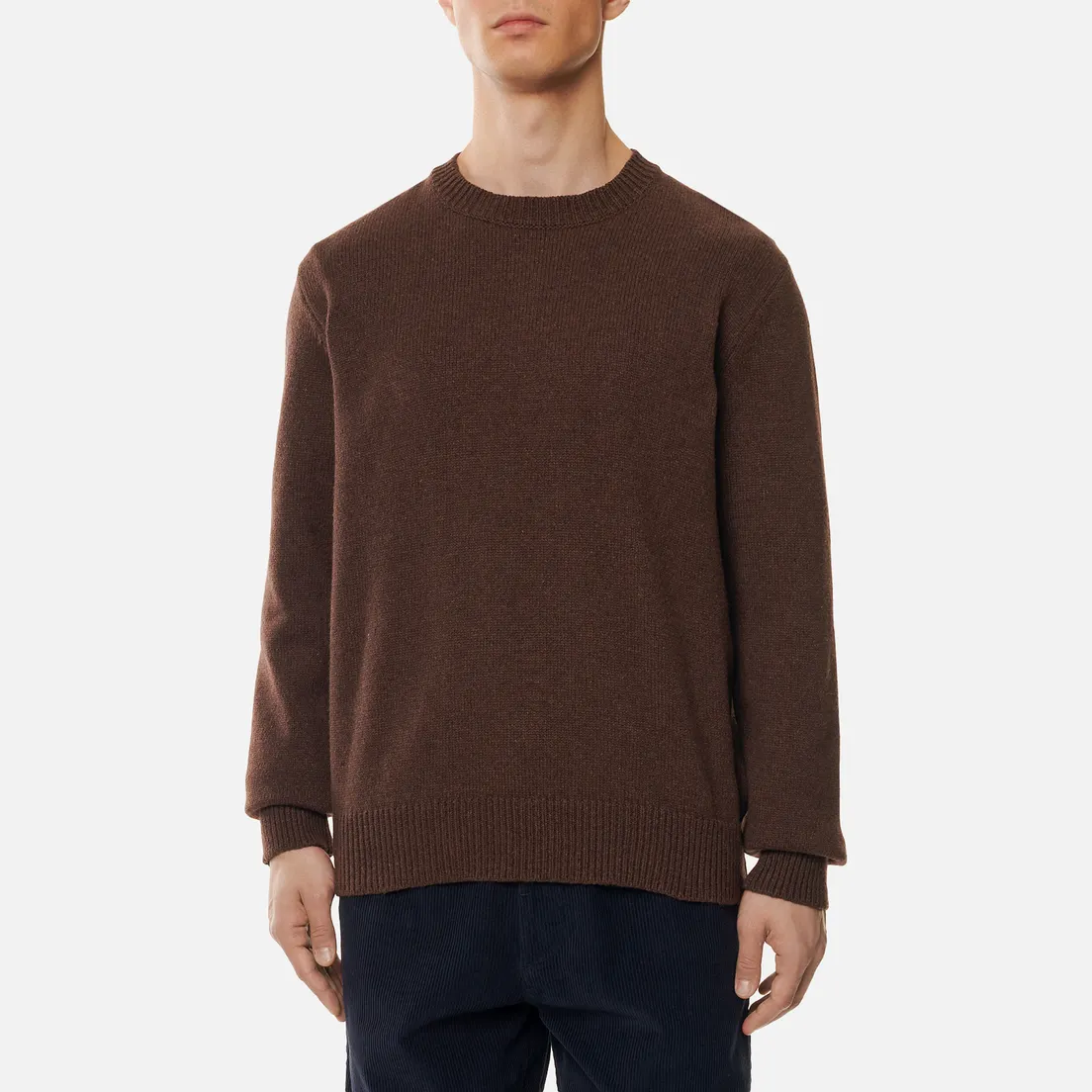 Universal Works Мужской свитер Loose Crew Neck Recycled Wool