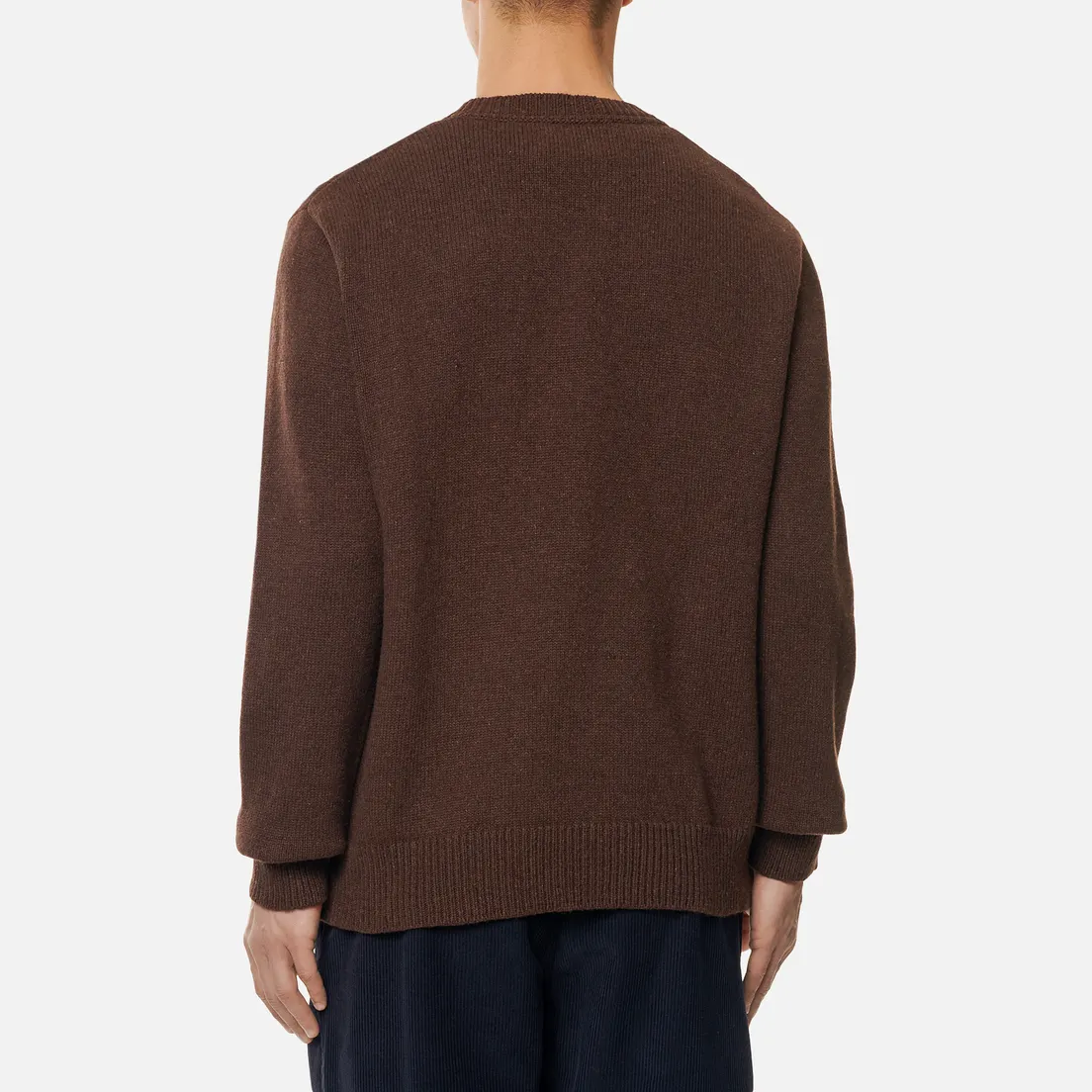 Universal Works Мужской свитер Loose Crew Neck Recycled Wool