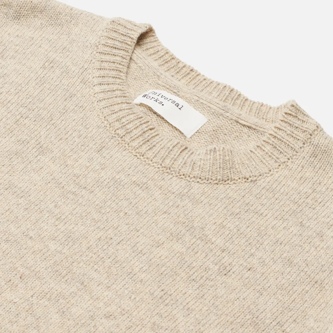 Universal Works Мужской свитер Loose Crew Neck Recycled Wool
