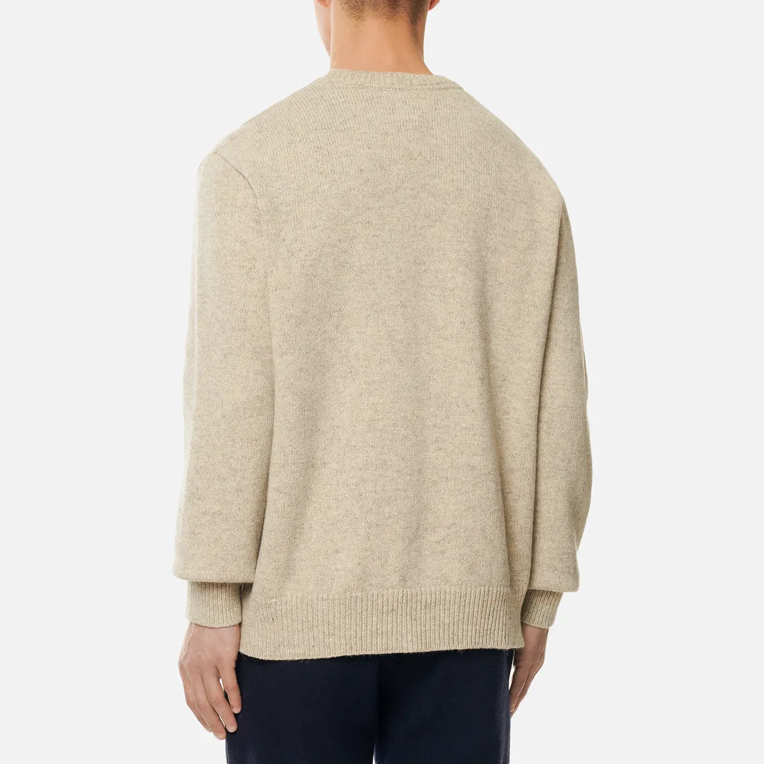 Universal Works Мужской свитер Loose Crew Neck Recycled Wool