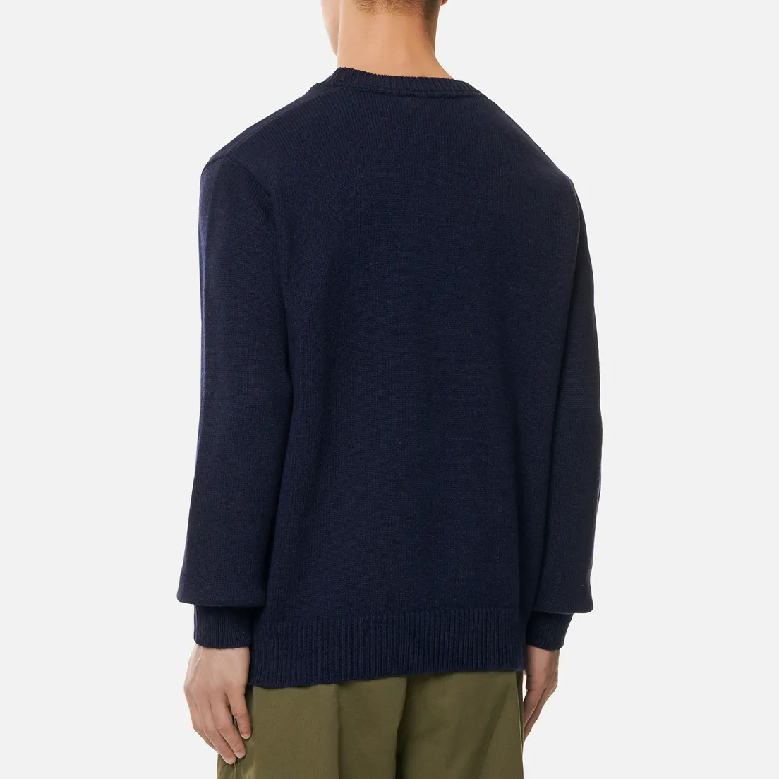 Universal Works Мужской свитер Loose Crew Neck Recycled Wool