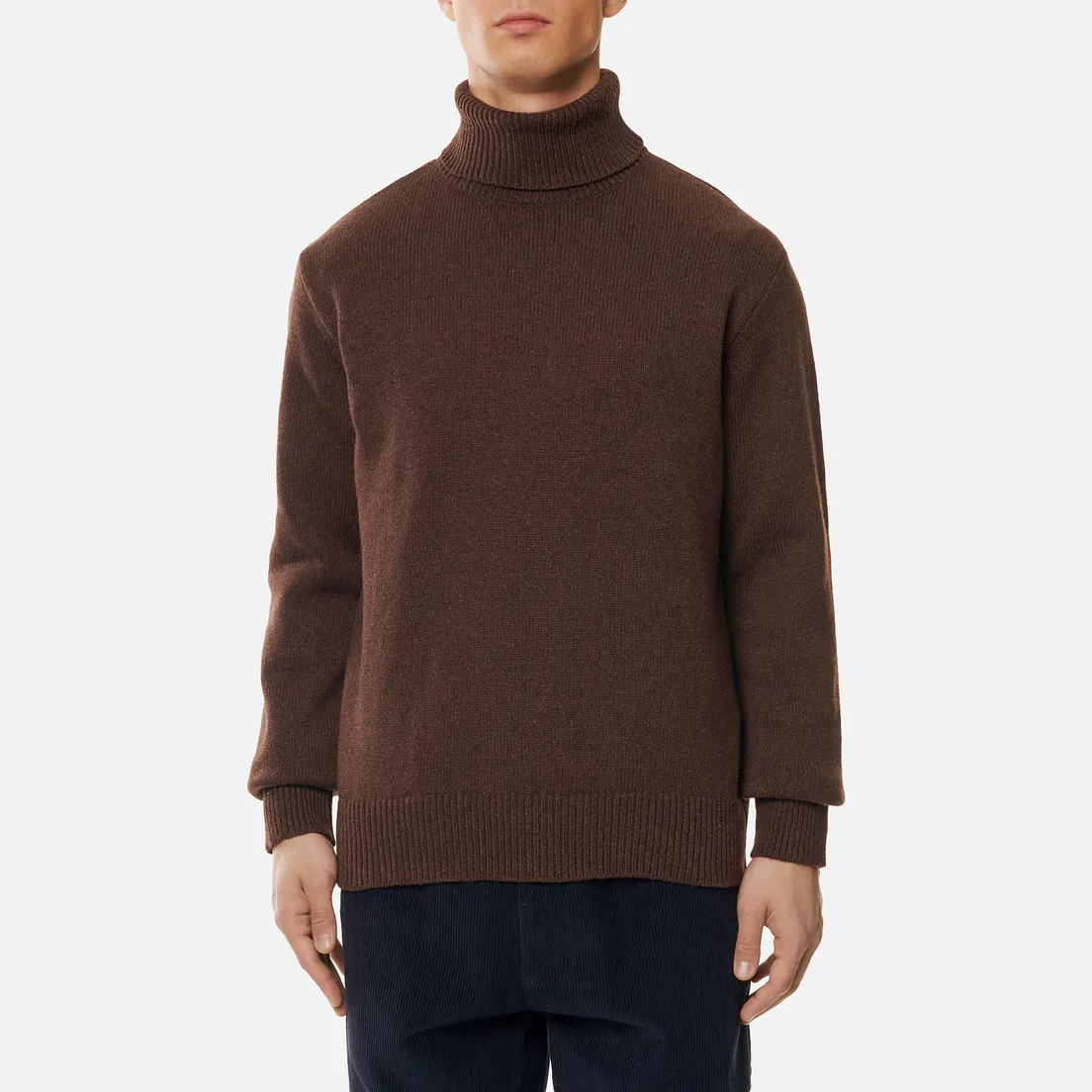 Universal Works Мужской свитер Roll Neck Recycled Wool