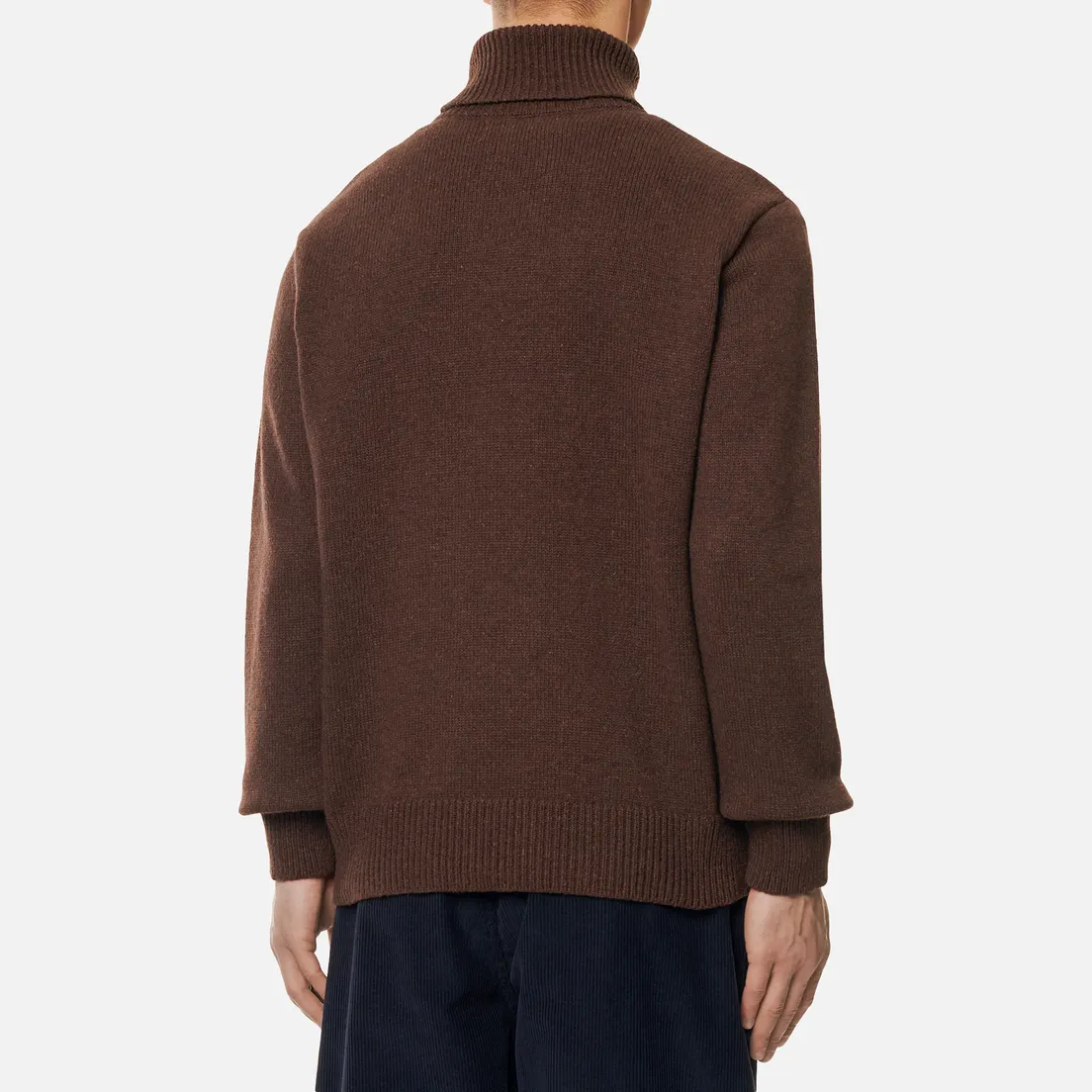 Universal Works Мужской свитер Roll Neck Recycled Wool