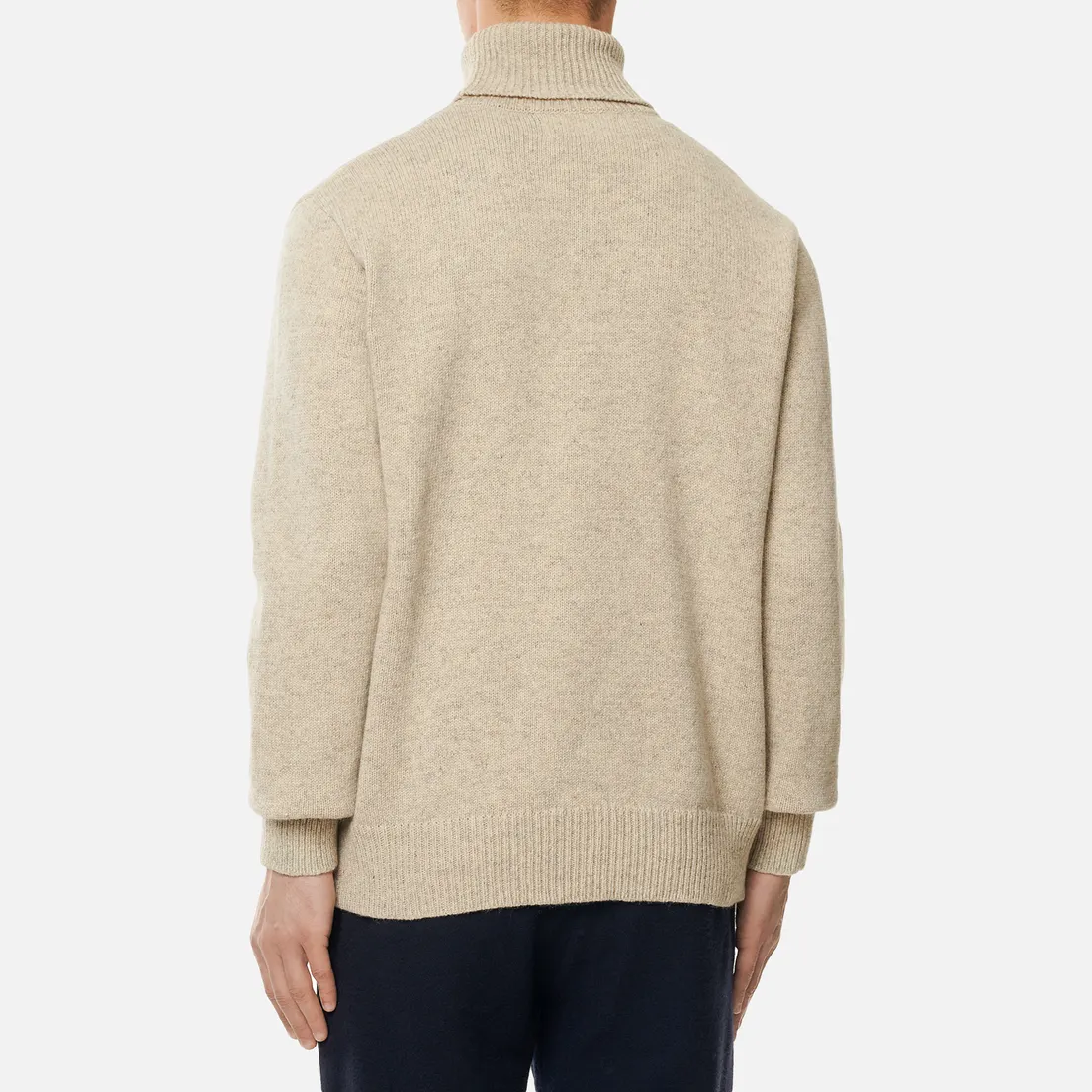 Universal Works Мужской свитер Roll Neck Recycled Wool
