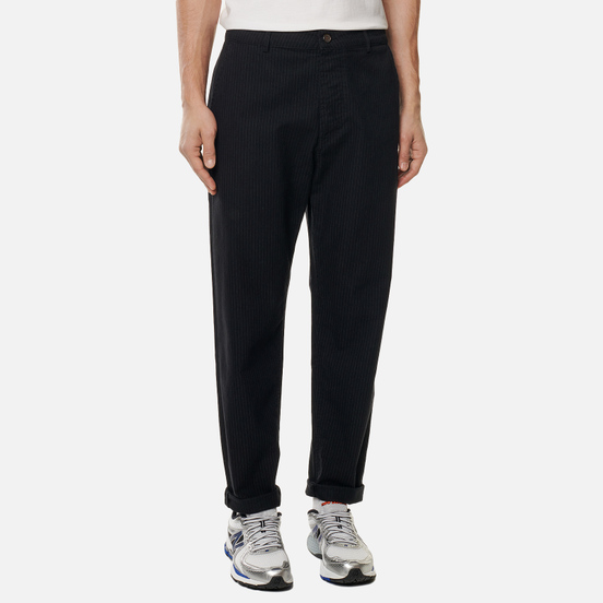 Мужские брюки Universal Works Military Chino Cotton/Nylon Pinstripe Black