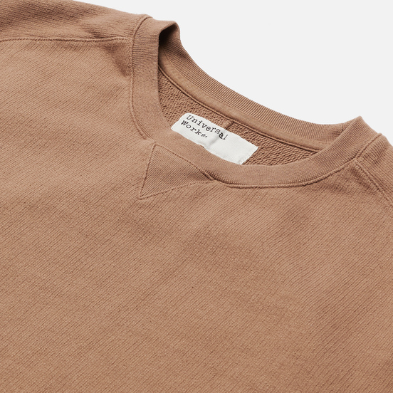 Мужская толстовка Universal Works Classic Crew Dry Handle Loopback Dark Sand