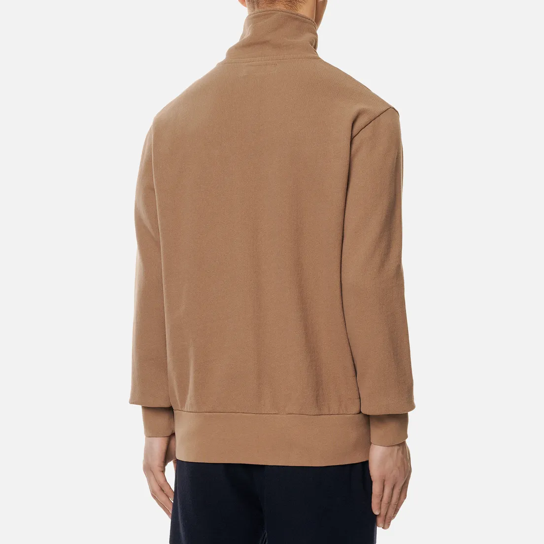 Universal Works Мужская толстовка Half Zip Dry Handle Loopback