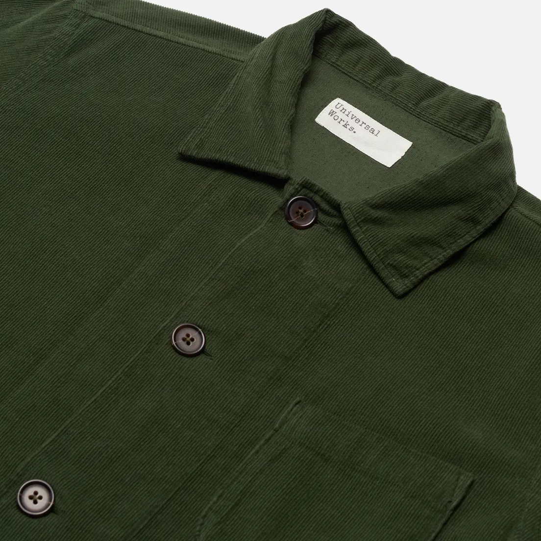Universal Works Мужская рубашка Bakers Overshirt Fine Cord