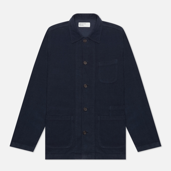Мужская рубашка Universal Works Bakers Overshirt Fine Cord Navy