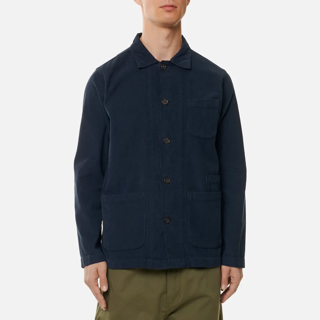 Universal Works Мужская рубашка Bakers Overshirt Fine Cord
