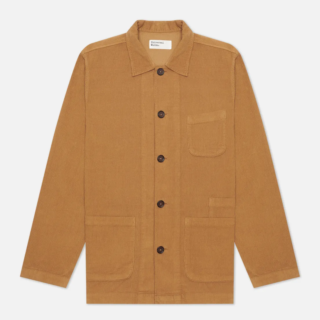 Universal Works Мужская рубашка Bakers Overshirt Fine Cord