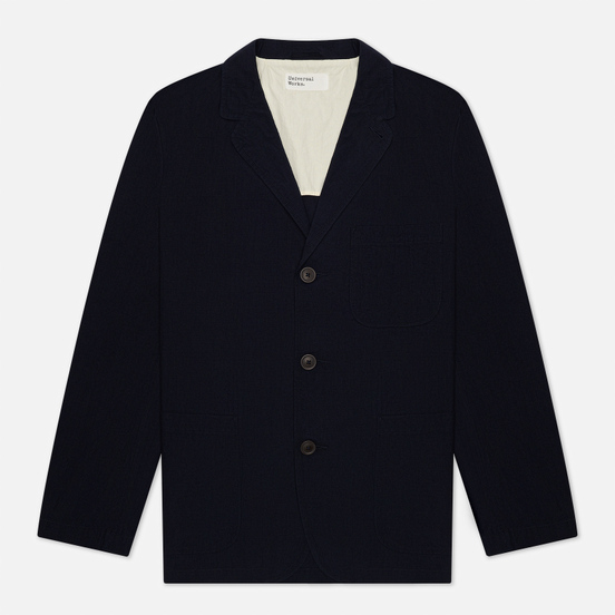 Мужской пиджак Universal Works Three Button Ripstop Cotton Navy