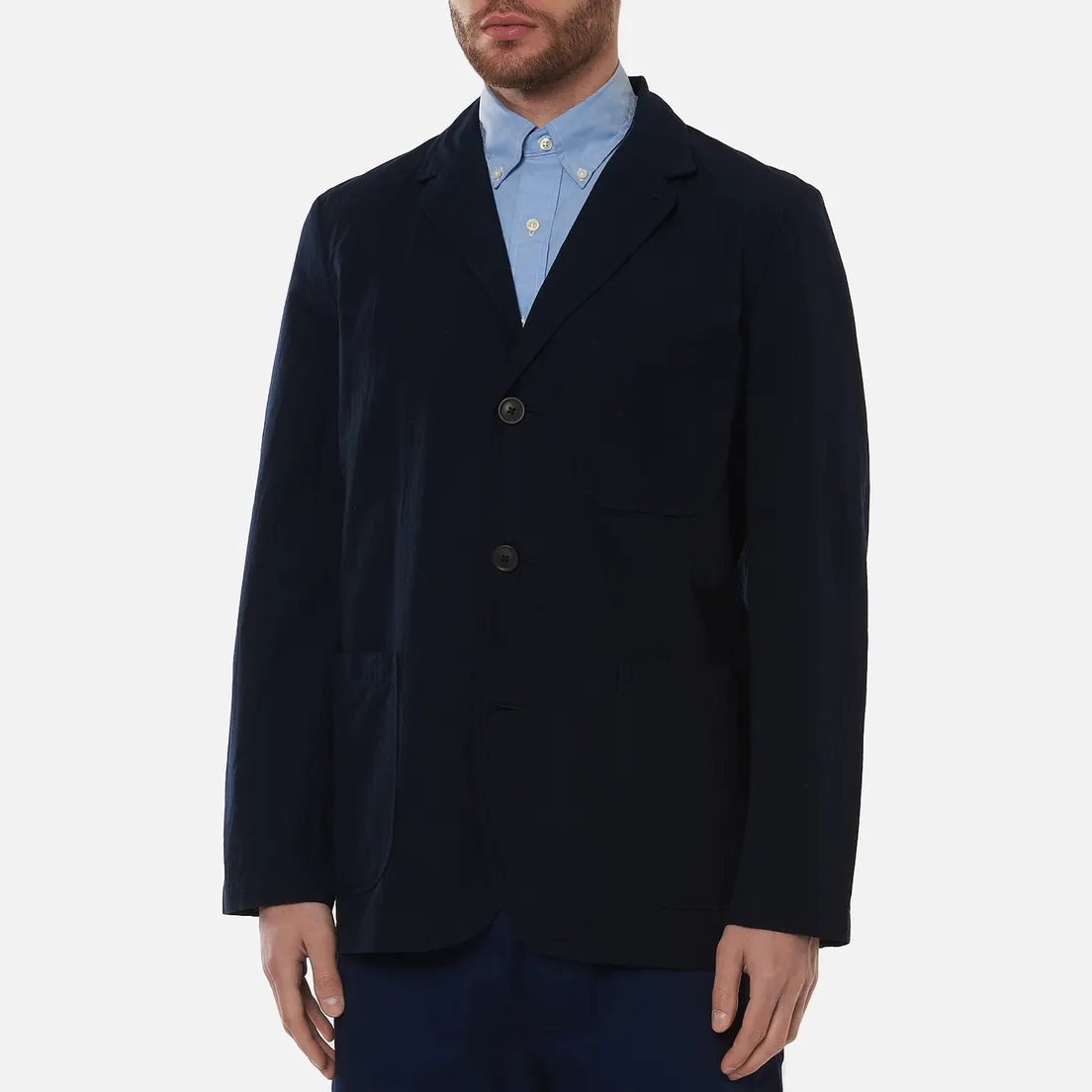 Universal Works Мужской пиджак Three Button Ripstop Cotton