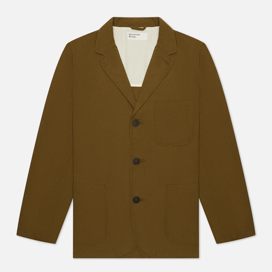 Universal Works Мужской пиджак Three Button Ripstop Cotton