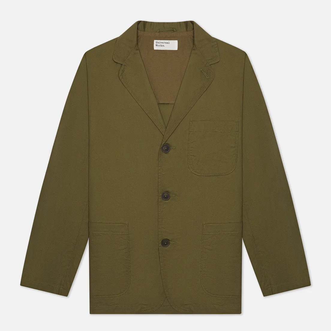 Universal Works Мужской пиджак Three Button Fine Twill