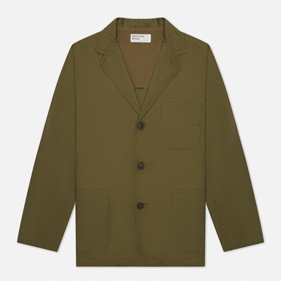 Мужской пиджак Universal Works Three Button Fine Twill Olive