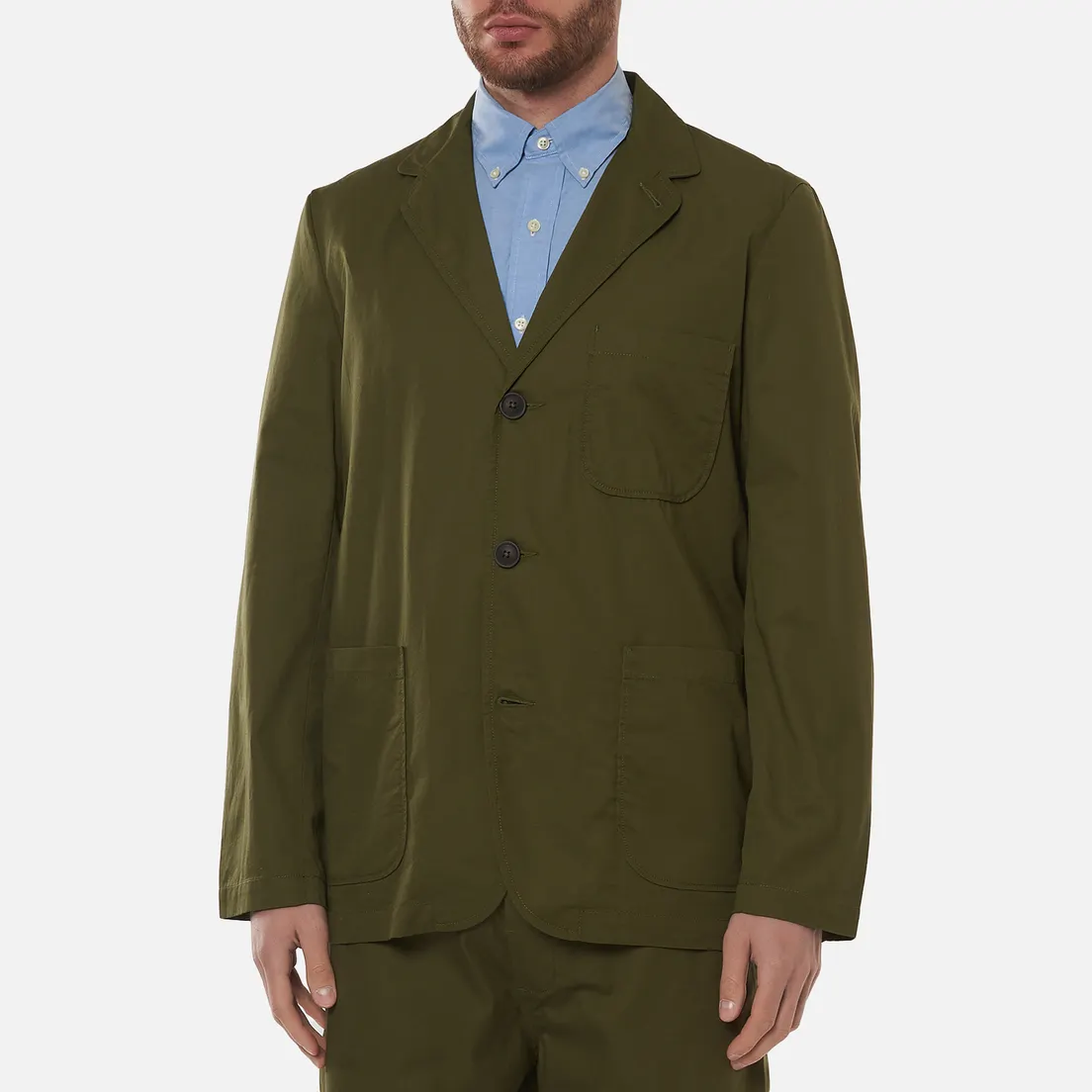 Universal Works Мужской пиджак Three Button Fine Twill