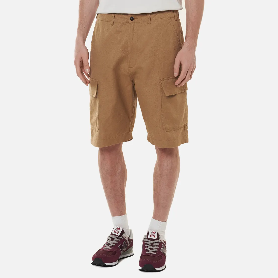 Universal Works Мужские шорты MW Cargo Linen-Cotton Suiting