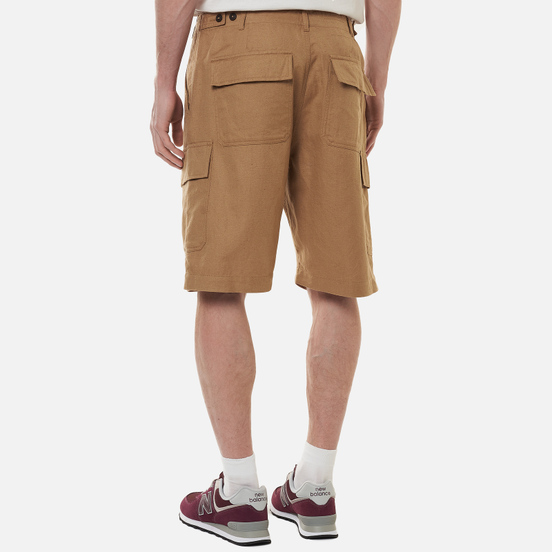 Мужские шорты Universal Works MW Cargo Linen-Cotton Suiting Sand