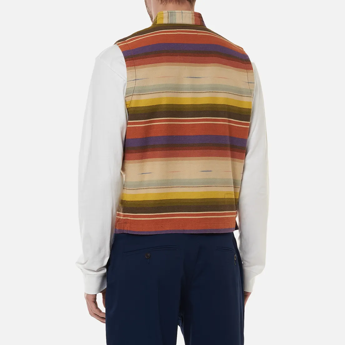 Universal Works Мужской жилет Battleman Mex Blanket