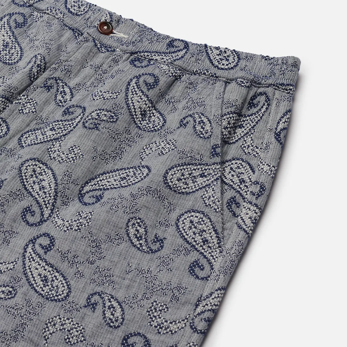Universal Works Мужские шорты Track Paisley Weave
