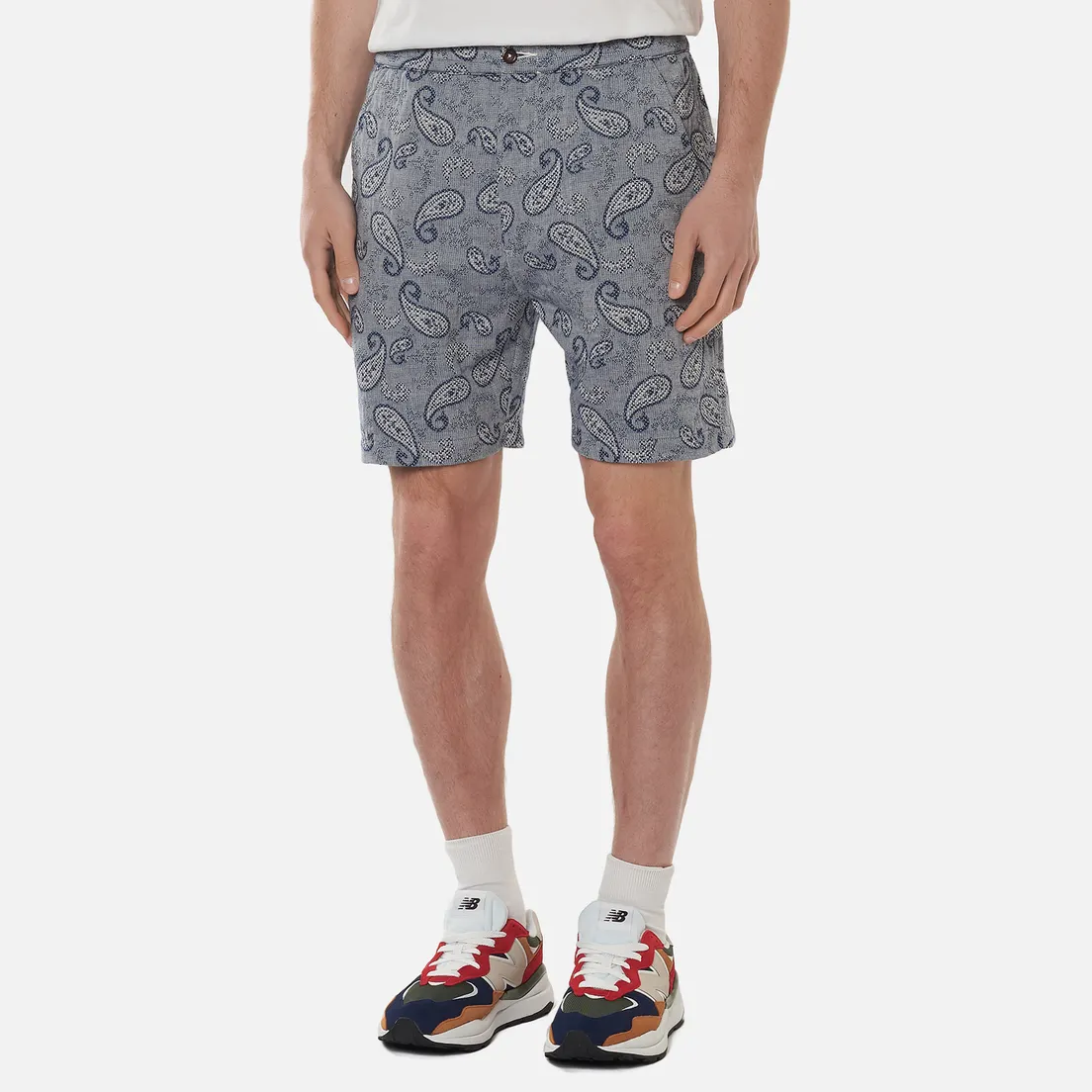 Universal Works Мужские шорты Track Paisley Weave