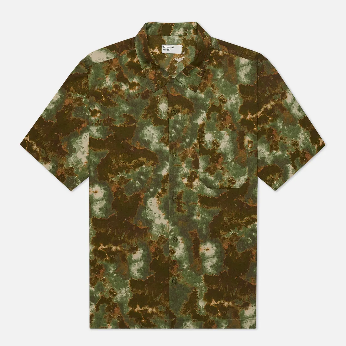 Universal Works Мужская рубашка Road Space Camo