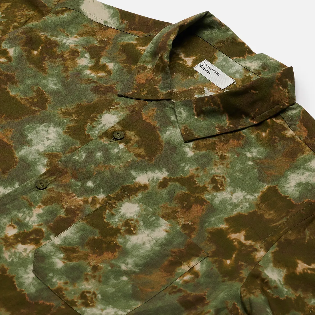 Universal Works Мужская рубашка Road Space Camo