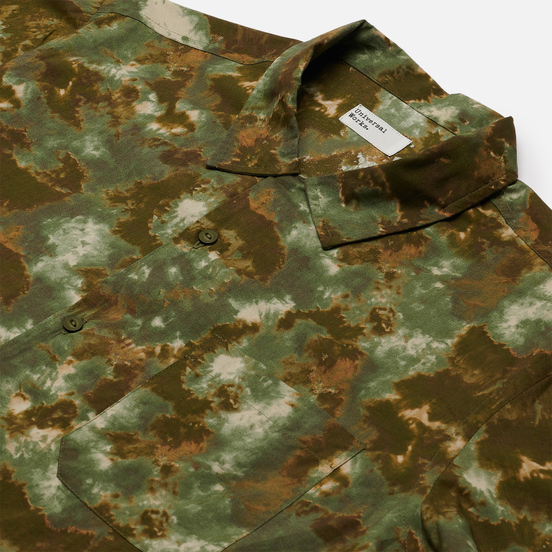 Мужская рубашка Universal Works Road Space Camo Olive