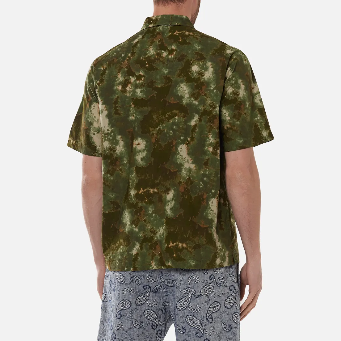 Universal Works Мужская рубашка Road Space Camo