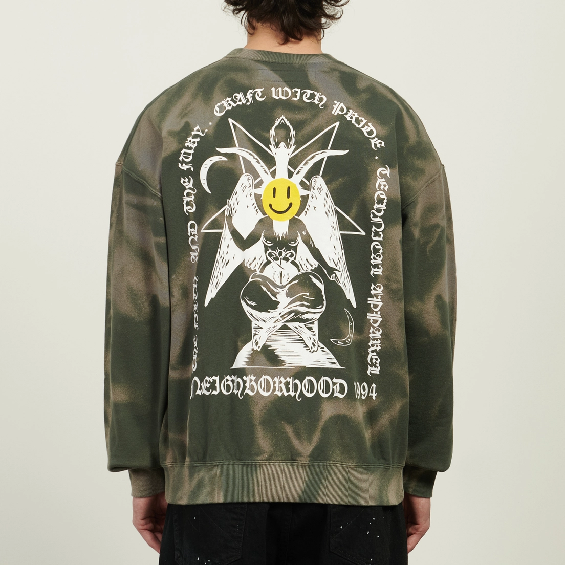 Neighborhood Мужская толстовка Tie-Dye Crewneck