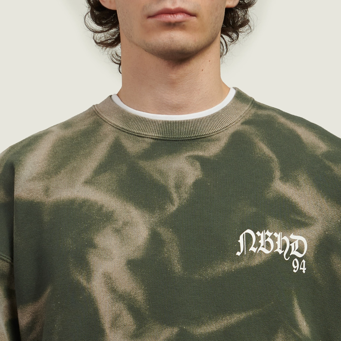 Neighborhood Мужская толстовка Tie-Dye Crewneck