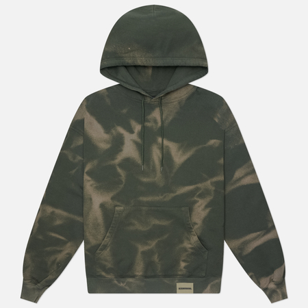 Мужская толстовка Neighborhood Tie-Dye Hoodie, цвет оливковый, размер L