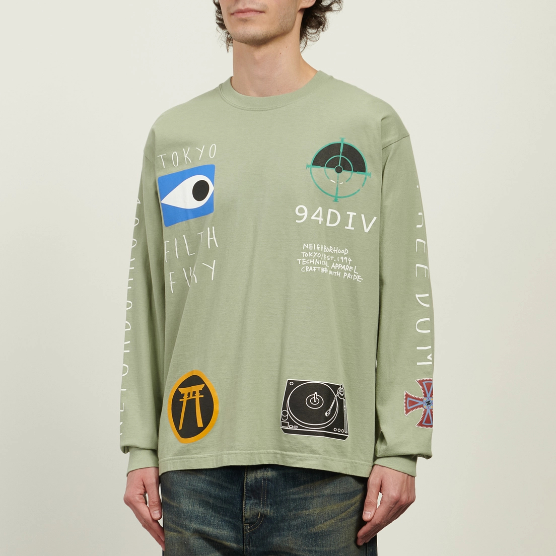 Neighborhood Мужской лонгслив LS-10