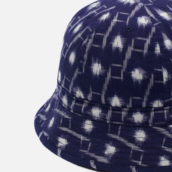 Панама Universal Works Naval Handloom Ikat Indigo