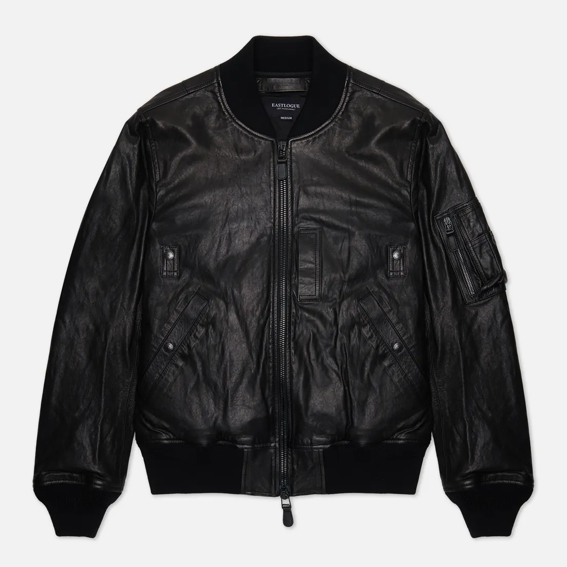 EASTLOGUE Мужская куртка бомбер MA-1 Leather