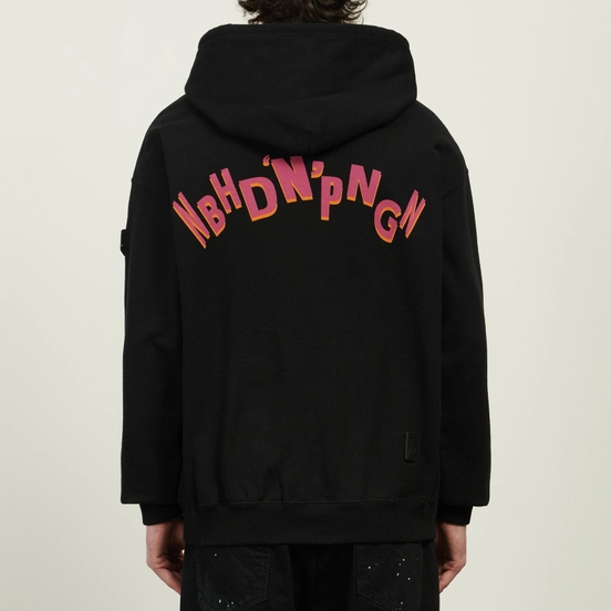 Мужская толстовка Neighborhood x Phingerin Hoodie, 242UWPGN-CSM01 BK