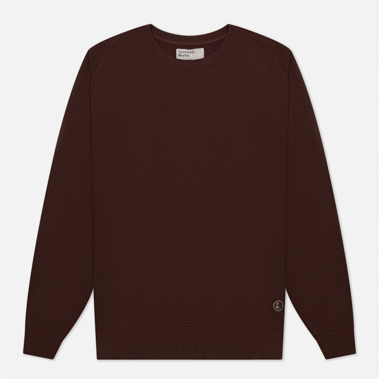 Мужская толстовка Universal Works Classic Crew Dry Handle Loopback Brown