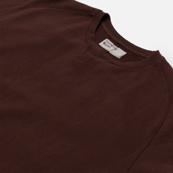 Мужская толстовка Universal Works Classic Crew Dry Handle Loopback Brown