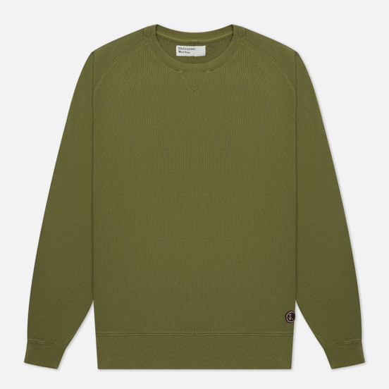 Мужская толстовка Universal Works Classic Crew Dry Handle Loopback Olive