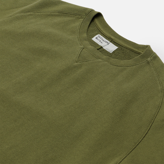 Мужская толстовка Universal Works Classic Crew Dry Handle Loopback Olive