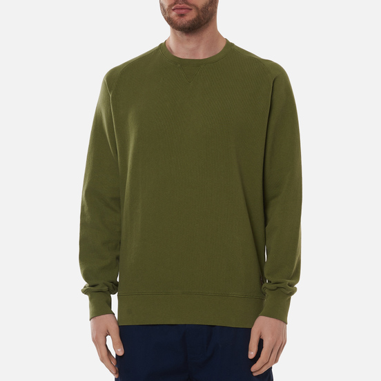 Мужская толстовка Universal Works Classic Crew Dry Handle Loopback Olive