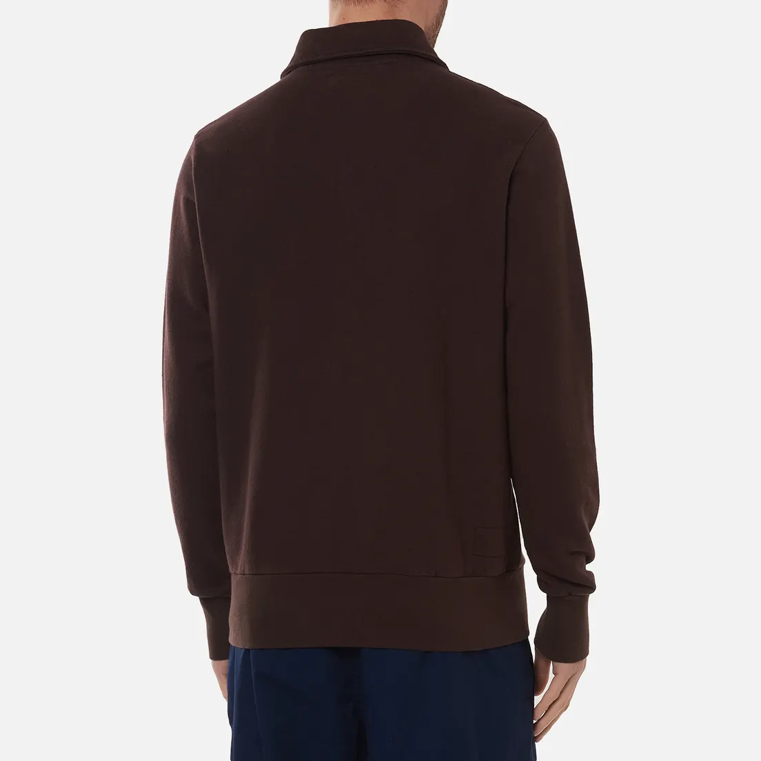Universal Works Мужская толстовка Half Zip Dry Handle Loopback