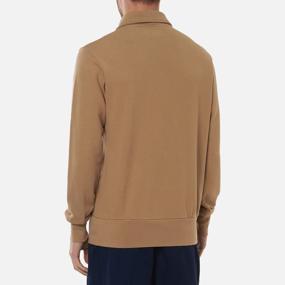 Universal Works Мужская толстовка Half Zip Dry Handle Loopback