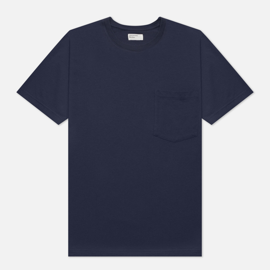 Мужская футболка Universal Works Big Pocket Save That Jersey Indigo