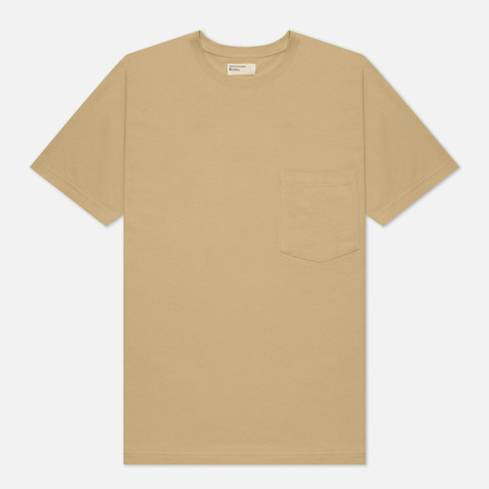 Мужская футболка Universal Works Big Pocket Save That Jersey, цвет бежевый, размер XXL