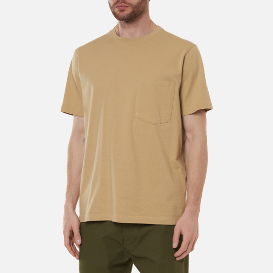 Мужская футболка Universal Works Big Pocket Save That Jersey Stone