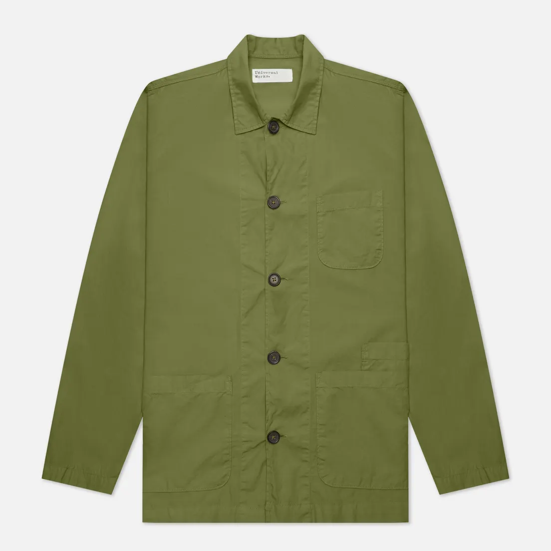 Universal Works Мужская рубашка Bakers Overshirt Poplin