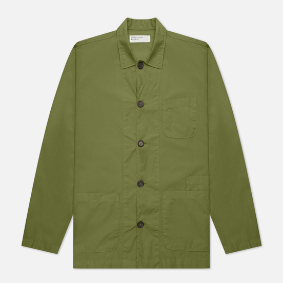 Мужская рубашка Universal Works Bakers Overshirt Poplin Olive